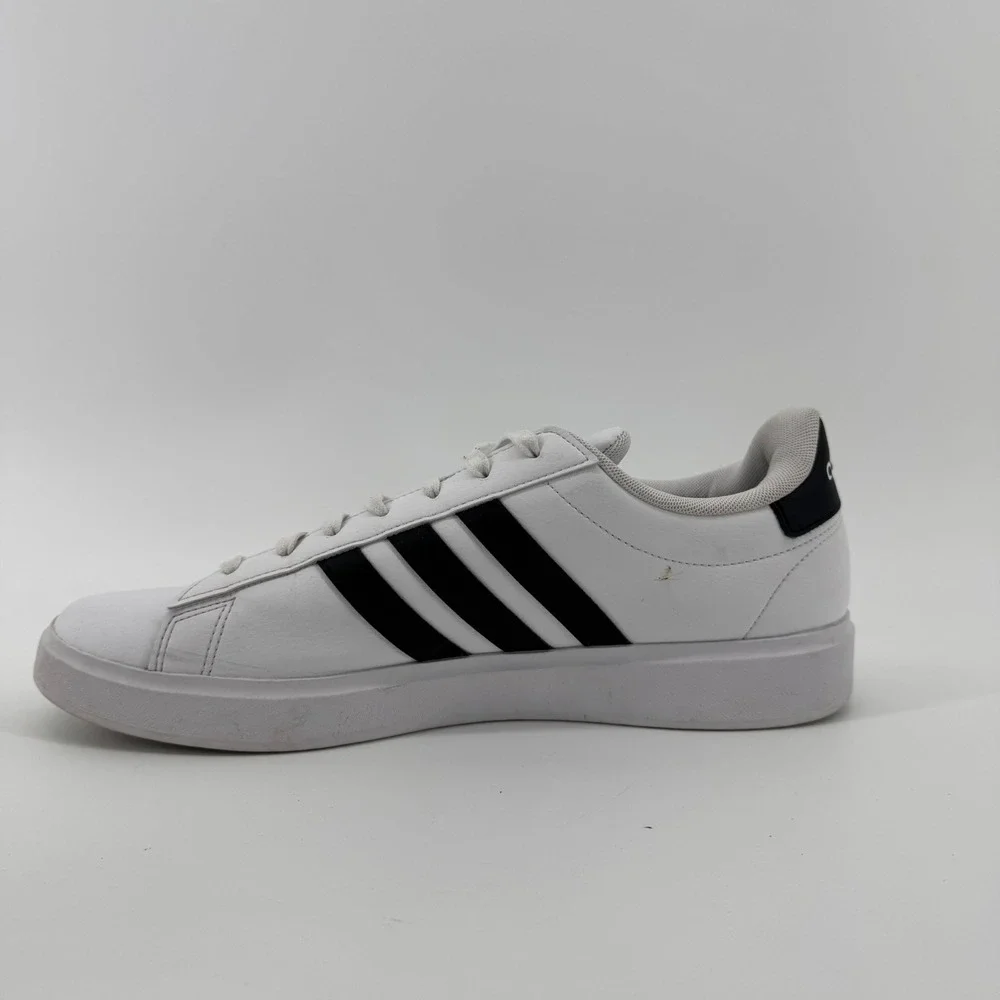 Adidas Grand Court Base‎ 2.0 Mens Shoes White Black GW9195 Size 13